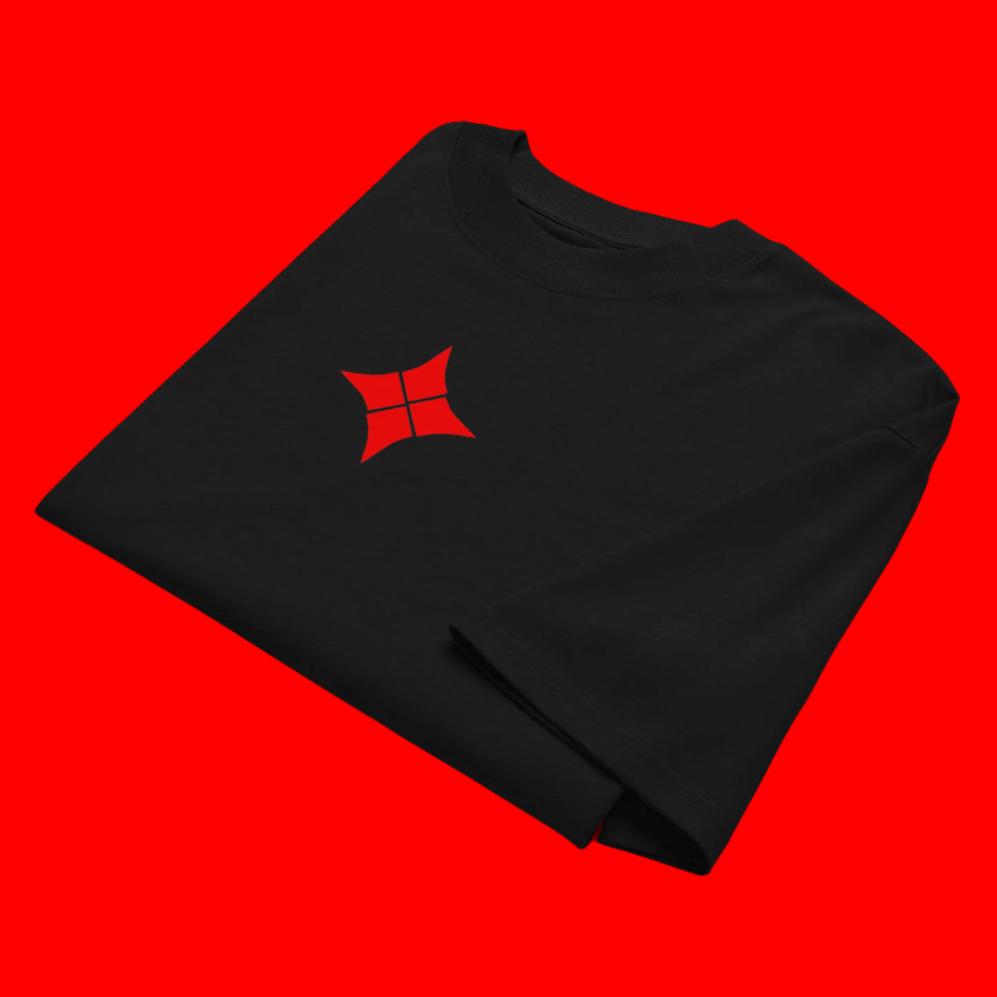 Choose extinction oversized high neck T made with Organic Cotton