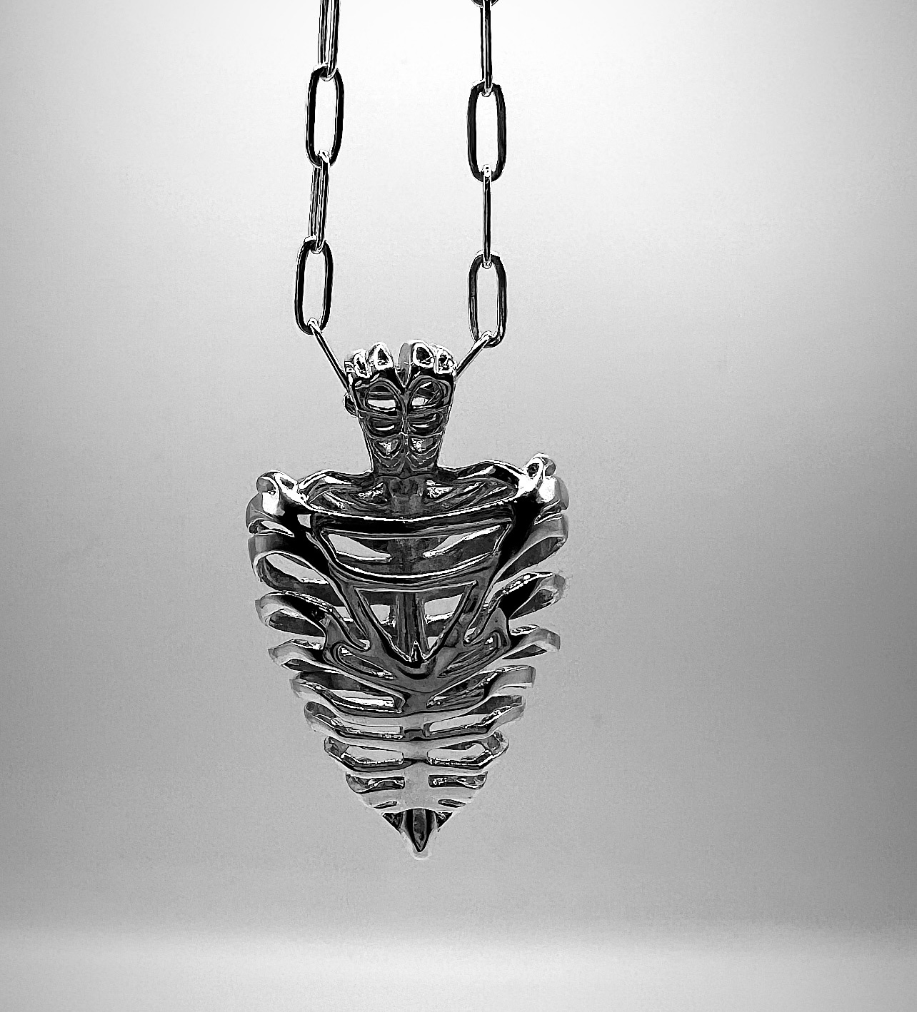 Adams Rib 925 Silver Pendant