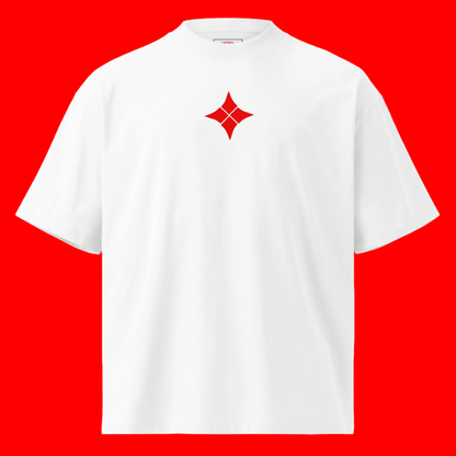 Choose extinction oversized high neck T made with Organic Cotton