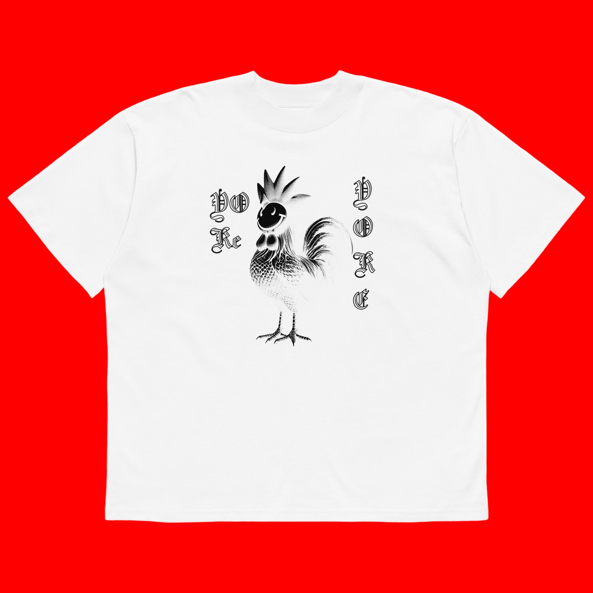 Oversized high neck Cock t-shirt – PunkHazardinc